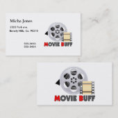 Carte De Visite Je suis un cuir épais de film (Devant / Derrière)