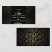 CARTE DE VISITE JE TORDS NOIR (Devant / Derrière)