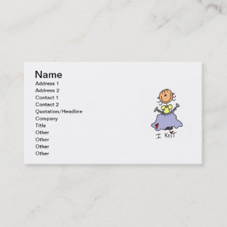 Carte De Visite Je tricote