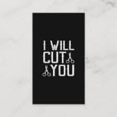 Carte De Visite je vais vous couper (Devant)
