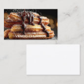 Carte De Visite Je vends des churros (Devant / Derrière)