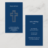 Carte De Visite Jean 3:16 - Croix religieuse (Devant / Derrière)