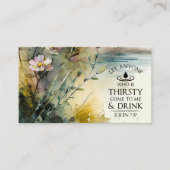 Carte De Visite Jean 7:37 Quiconque a soif vient à Moi Bible (Devant)