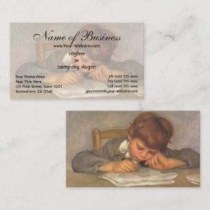 Carte De Visite Jean Dessin par Pierre Auguste Renoir