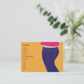 Carte De Visite Jeans - potelés (Debout devant)