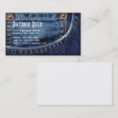 Carte De Visite Jeans - style C (Devant / Derrière)