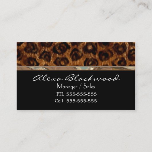 Carte De Visite Jekyll Classique Unique Professionnel (Devant)