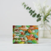 Carte De Visite Jelly Bean green (Debout devant)