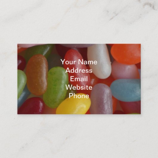 Carte De Visite Jelly Beans (Devant)
