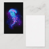 Carte De Visite Jellyfish éclatante couleur (Devant / Derrière)