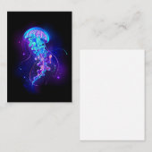 Carte De Visite Jellyfish éclatante couleur (Devant / Derrière)
