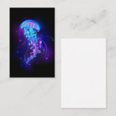 Carte De Visite Jellyfish éclatante couleur (Devant / Derrière)