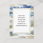 Carte De Visite Jeremiah 29:11 Je connais les plans que j'ai Circu (Dos)