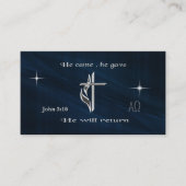 Carte De Visite Jésus (Devant)