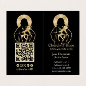 Carte De Visite Jésus Berger (Extérieur déplié)