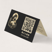 Carte De Visite Jesus Caring Shepherd (Dos)