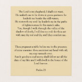 Carte De Visite Jesus Caring Shepherd (Intérieur déplié)