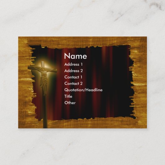 Carte De Visite jesus_church (Devant)