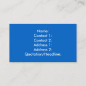 Carte De Visite Jésus économise (Dos)