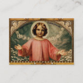 CARTE DE VISITE JÉSUS ENFANT AVEC ANGELS (Dos)
