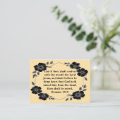 Carte De Visite Jesus Gospel Tract Card (Debout devant)