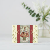 Carte De Visite Jésus infantile de prière d'anges de Prague (Debout devant)