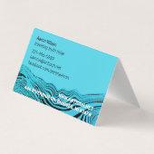 Carte De Visite Jésus Poisson Eaux Vives (Dos)