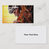 Carte De Visite Jésus portant la croix (Devant / Derrière)