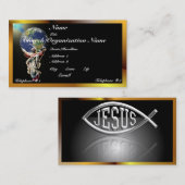 Carte De Visite Jésus pour le monde (Devant / Derrière)