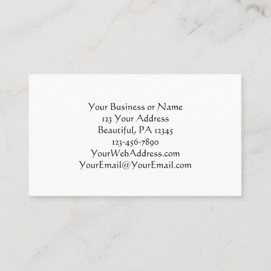 Carte De Visite Jésus T'Aime ! John 3:16, Écriture de référence (Dos)