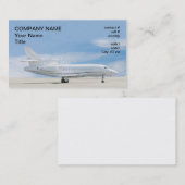 Carte De Visite jet de classe d'affaires (Devant / Derrière)
