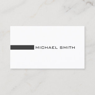 Carte De Visite Jet moderne minimaliste et blanc