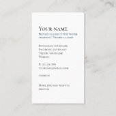 Carte de visite jet ski privé (Dos)