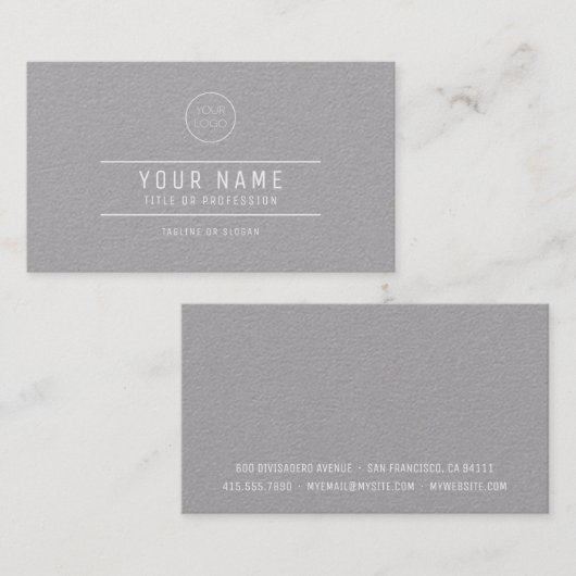 Cartes de visite États-Unis : 8,9 cm x 5,1 cm (Devant / Derrière)