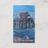 CARTE DE VISITE JETÉE DE NEWPORT BEACH (Dos)