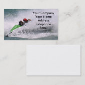 Carte De Visite Jetskiing dans l'océan (Devant / Derrière)