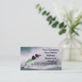 Carte De Visite Jetskiing dans l'océan (Debout devant)