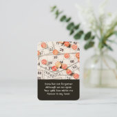 Carte De Visite Jeu de Bingo de prière de photos commémoratives (Debout devant)