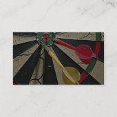 Carte De Visite Jeu de Cible de flechettes (Dos)