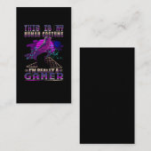 Carte De Visite Jeu de console Cool pour enfants (Devant / Derrière)