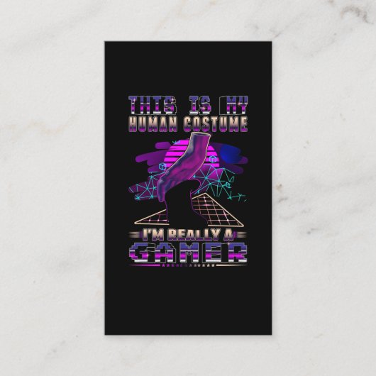 Carte De Visite Jeu de console Cool pour enfants (Devant)