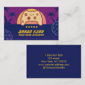 Carte De Visite Jeu de console de jeu vidéo Retro (Devant / Derrière)
