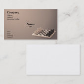 Carte De Visite Jeu d'échecs (Devant / Derrière)