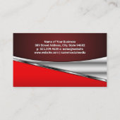 Carte De Visite Jeu d'échecs sur le plateau d'échecs (Dos)