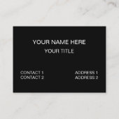 Carte De Visite Jeu Dice Roll (Dos)