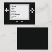 Carte De Visite Jeu - potelé (Devant / Derrière)