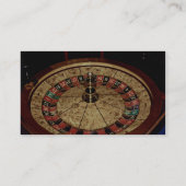 Carte De Visite Jeu, roulette (Dos)