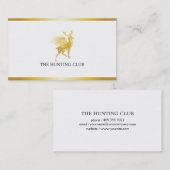 Carte De Visite Jeu sauvage (or) (Devant / Derrière)