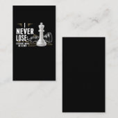 Carte De Visite Jeu Smart Chess Player Intelligent Board (Devant / Derrière)