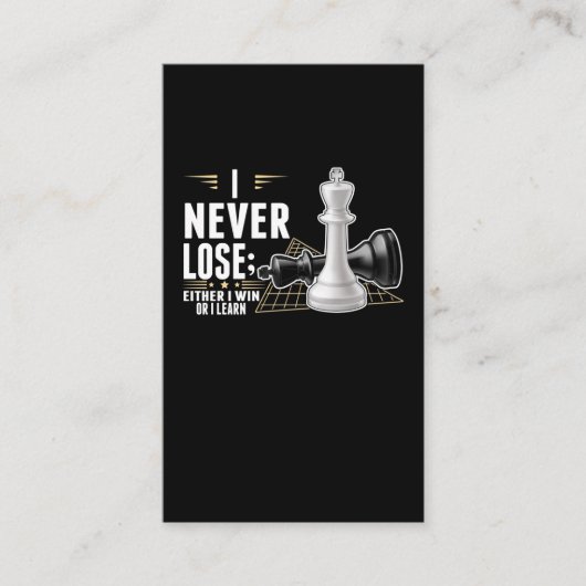 Carte De Visite Jeu Smart Chess Player Intelligent Board (Devant)